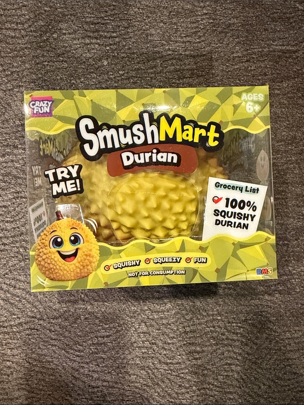 RMS Crazy Fun Durian Squishy Toy